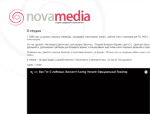 Tablet Screenshot of novamedia.ru
